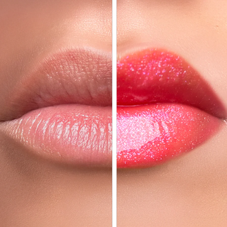 By Terry Baume de Rose Glow Gloss 3 Fizzy Fire auf den Lippen