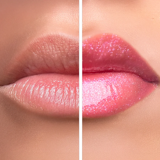 By Terry Baume de Rose Glow Gloss 1 Rosy Rose auf den Lippen