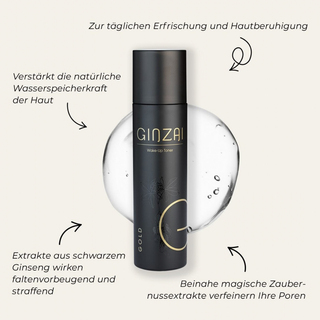 Ginzai Wake-up Toner Product + Box
