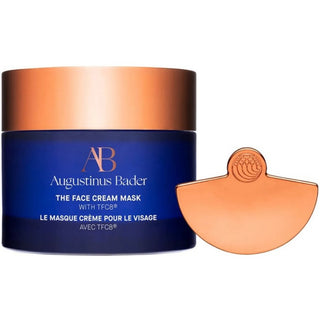 Auftragen von The Cream Mask, Nach der Behandlung mit The Cream Mask, Verpackung und Zamac-Applikator von The Cream Mask